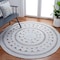 Safavieh 5 x 5 ft. Cape Cod Round Area Rug, Grey CAP222F-5R - alternate 3